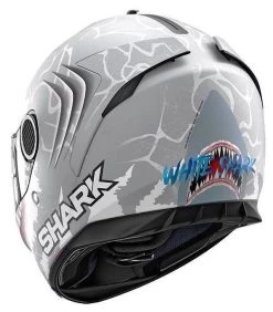 Shark Spartan Lorenzo Replica Motorhelm -Professionele Winkel Voor Motoruitrusting 007769 222 3 Shark Spartan Lorenzo Witte Haai Mat