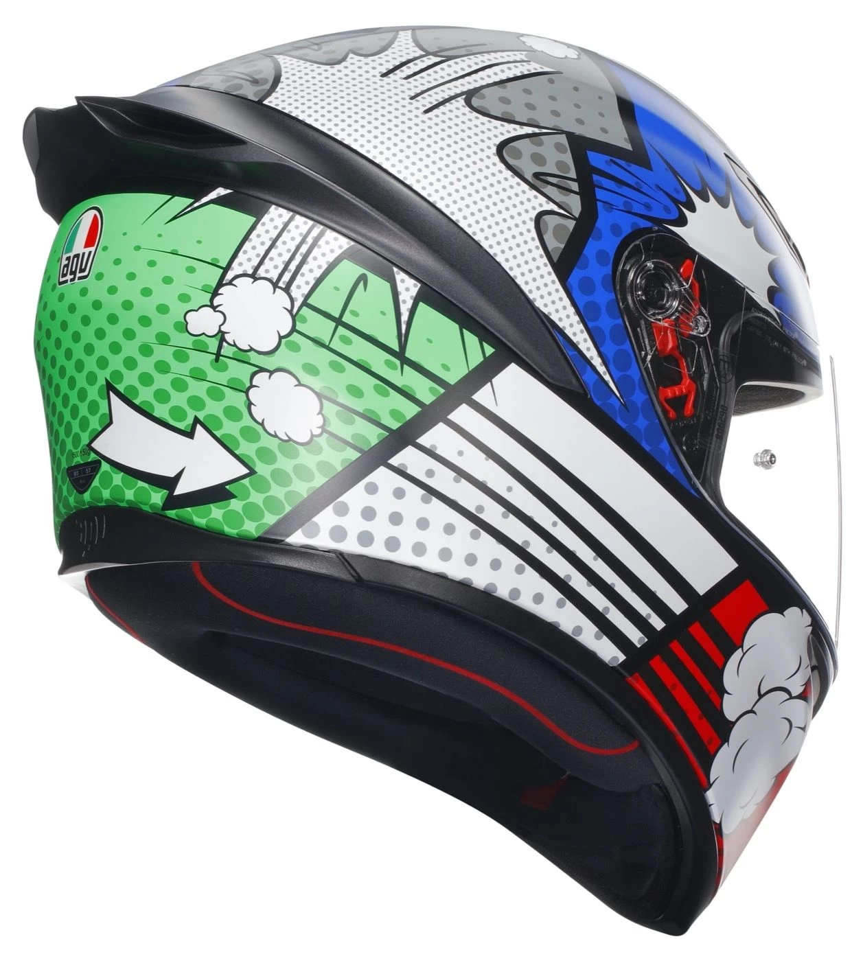Dainese K1 S Bang Motorhelm 4 Dainese K1 S Bang Motorhelm - Afbeelding 2