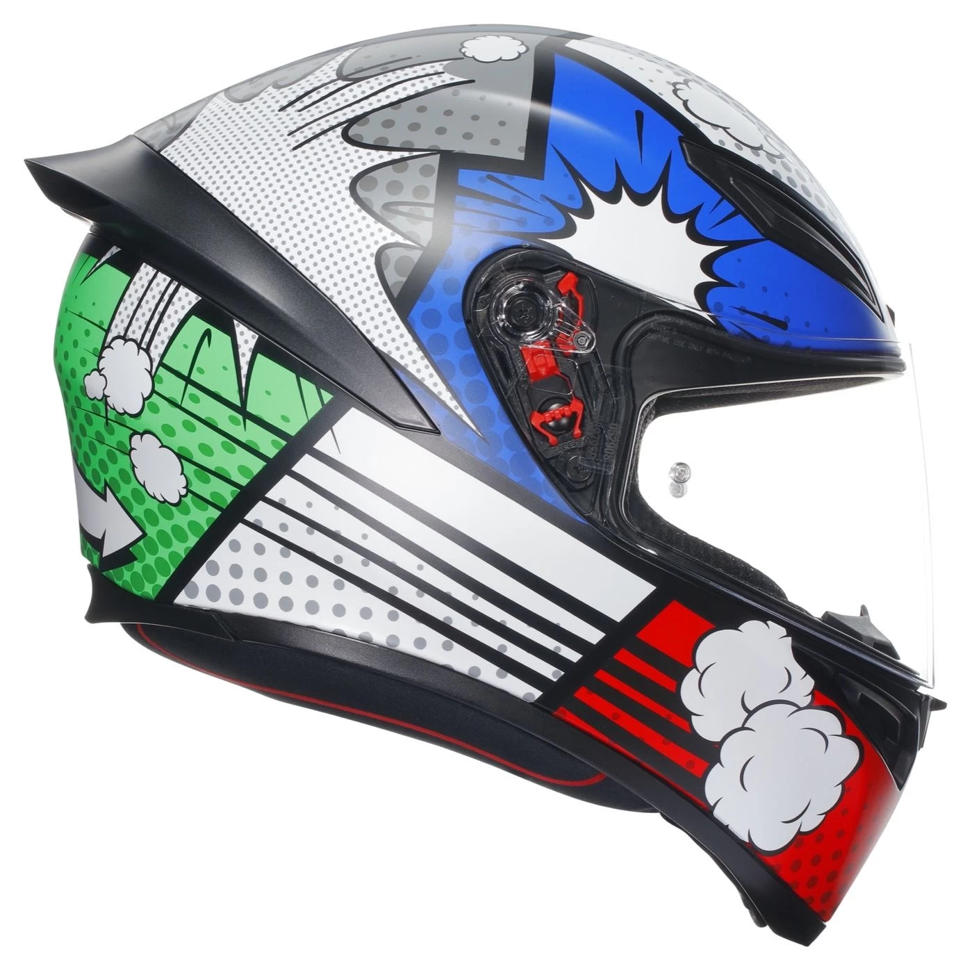 Dainese K1 S Bang Motorhelm 5 Dainese K1 S Bang Motorhelm - Afbeelding 3