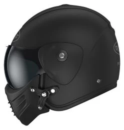 Roadster Iron Motorhelm 14 Roadster Iron Motorhelm -Professionele Winkel Voor Motoruitrusting 027861 111 6 ROOF Roadster Iron Helmet matt black black